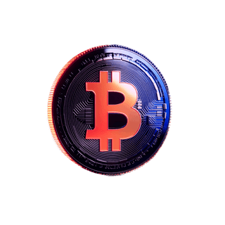 Floating card showing crypto market analytics visualized as data